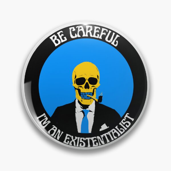 Artikelvorschau, I'm an Existentialist Pop Art Skull entworfen und verkauft von PVSKI.