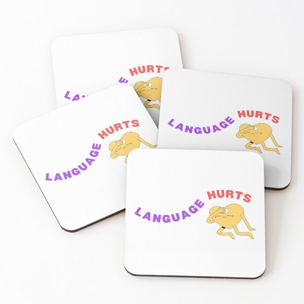 Item preview, language hurts\ designed and sold by LEOPARDROCKS.