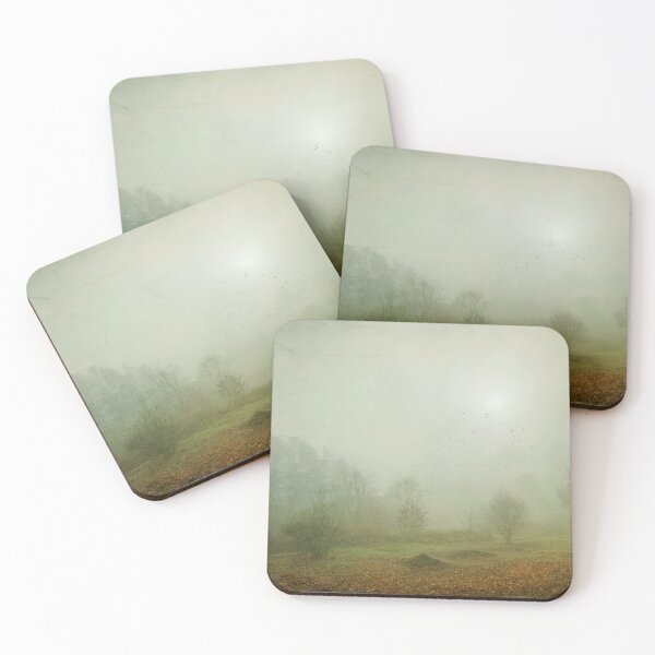 Item preview, Fall Mood - Landscape in Fog designed and sold by Dyrk Wyst Redbubble Shop.