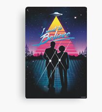 I Want To Believe Canvas Print