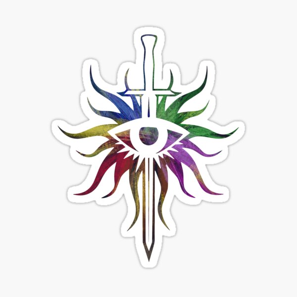 Rainbow inquisition logo Sticker