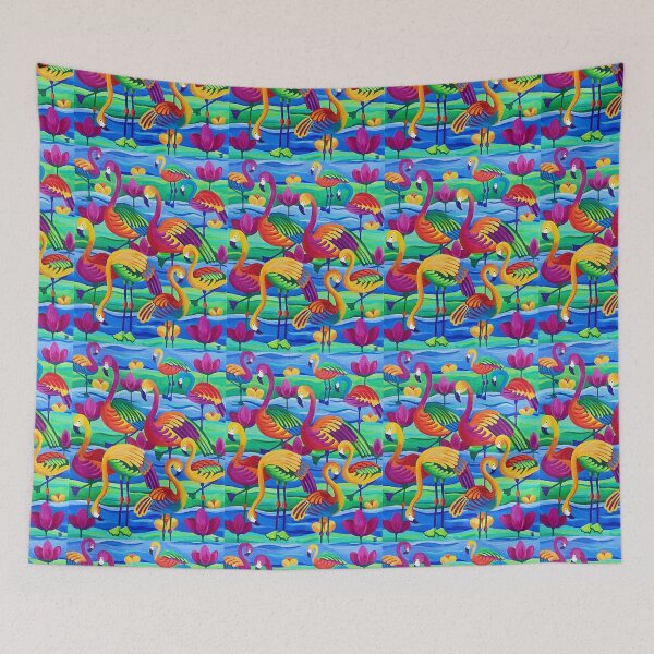 Item preview, Fantasy Flamingos designed and sold by Tiffany Budd.