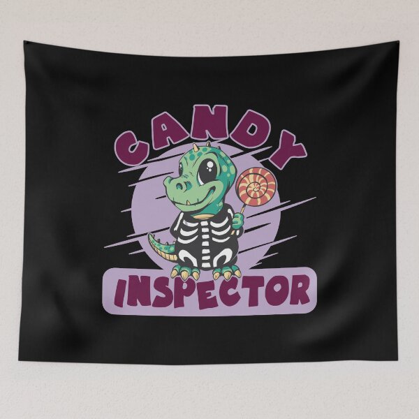 Item preview, Dinosaurier Candy Inspector Funny Halloween Party designed and sold by Merchandiser099.
