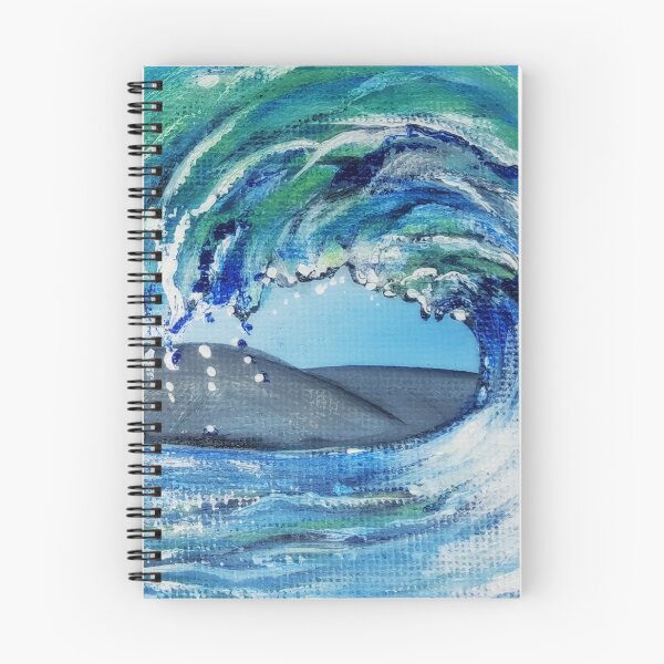 Item preview, Painting Wave Overthrow, an enchanting painting of a wave with green & blue colors designed and sold by Anke Franikowski.
