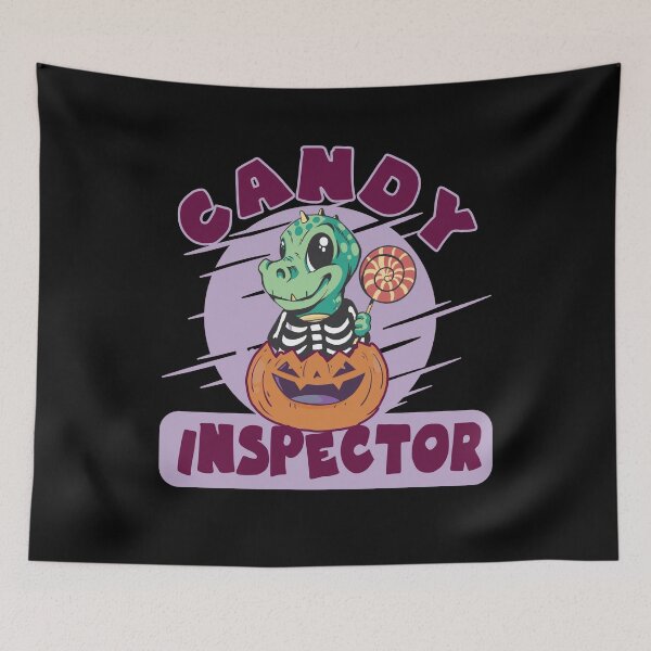 Item preview, Dinosaurier Candy Inspector Funny Halloween Party designed and sold by Merchandiser099.