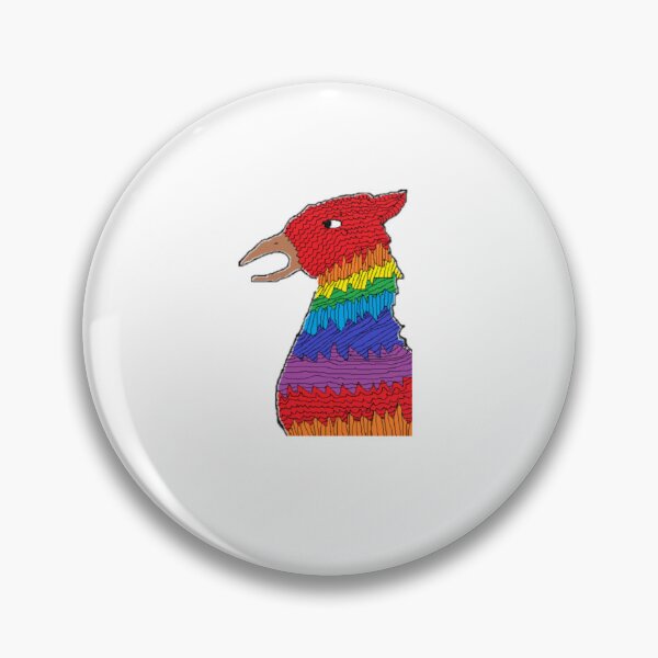Item preview, KABFA Designs By Anneka Marie Rainbow Griffin Head, mythical creature designed and sold by KABFA Designs.