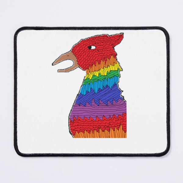 Item preview, KABFA Designs By Anneka Marie Rainbow Griffin Head, mythical creature designed and sold by KABFA Designs.