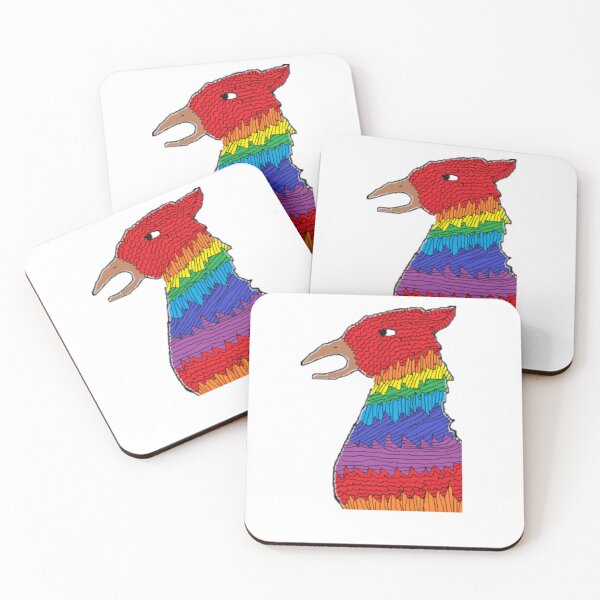 Item preview, KABFA Designs By Anneka Marie Rainbow Griffin Head, mythical creature designed and sold by KABFA Designs.