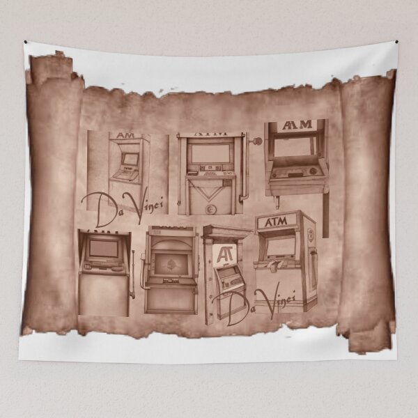 Item preview, Da Vinci Parody on ATM designed and sold by Naim Halawi.
