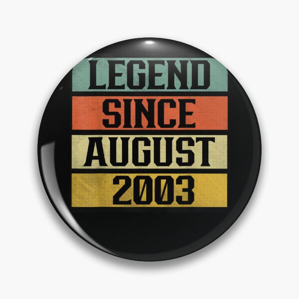 Item preview, 19 Years Old Gifts Legend Since August 2003th Birthday  designed and sold by andrewbashfordb.