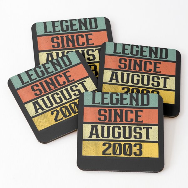 Item preview, 19 Years Old Gifts Legend Since August 2003th Birthday  designed and sold by andrewbashfordb.