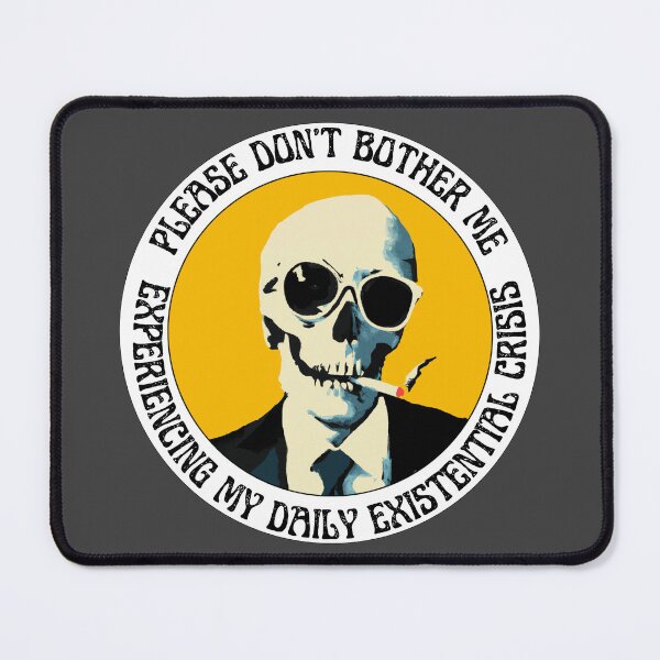 Artikelvorschau, Daily Existential Crisis Pop Art Skull entworfen und verkauft von PVSKI.