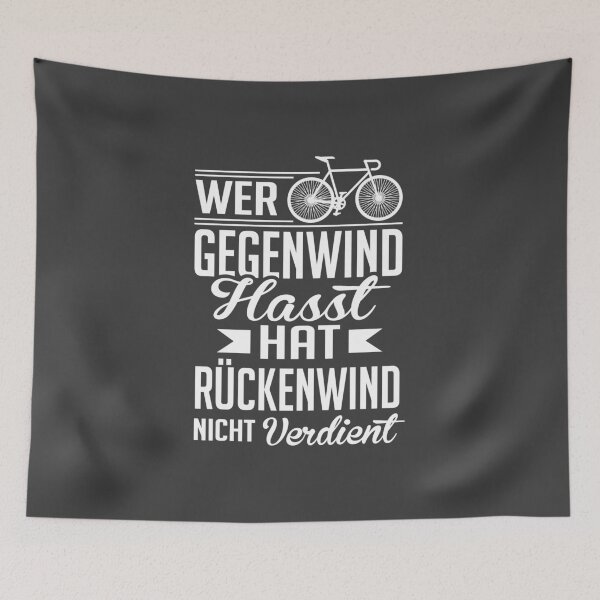 Item preview, Bike - Wer Gegenwind hasst hat Rückenwind nicht verdient. designed and sold by nektarinchen.