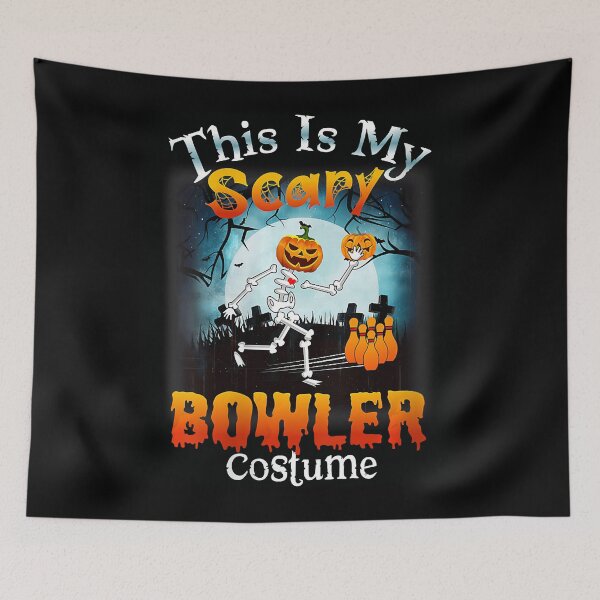 Item preview, Womens this is my scary bowler costume skeleton V-Neck designed and sold by MarkMille76.