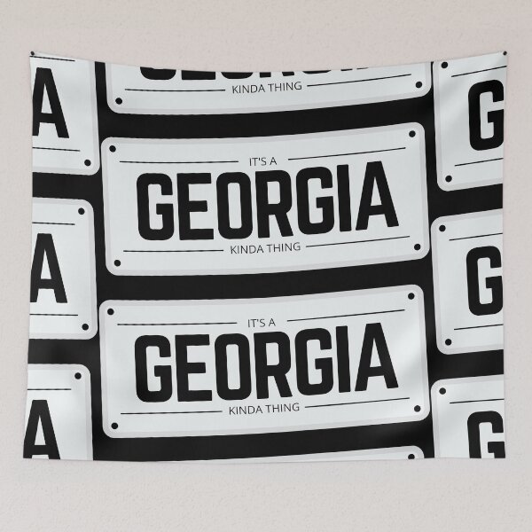 Item preview, Its a GEORGIA kinda thing number plate  designed and sold by 133DandC.
