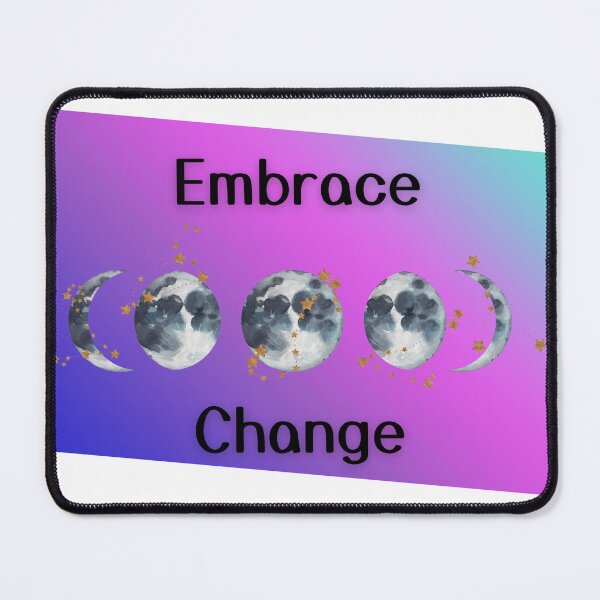Item preview, Embrace Change - Moon Phases - Banner Design - shades of violet, purple, and blue designed and sold by Mechanical-Artt.