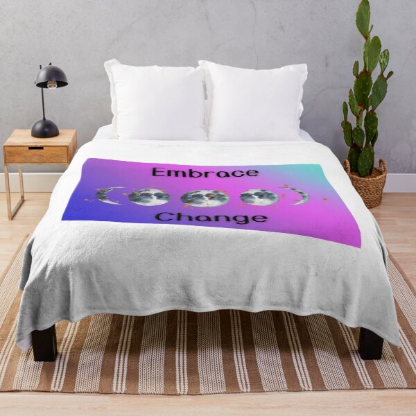 Item preview, Embrace Change - Moon Phases - Banner Design - shades of violet, purple, and blue designed and sold by Mechanical-Artt.