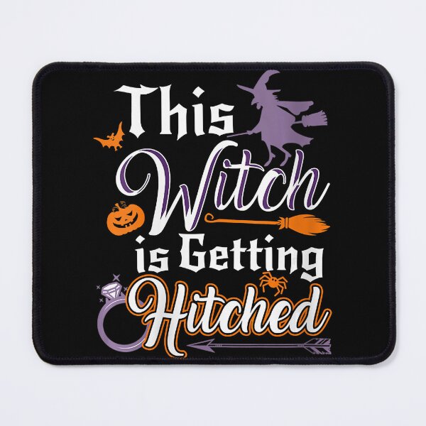 Item preview, Womens This Witch Is Getting Hitched Halloween Engagement Wedding V-Neck designed and sold by MarkMille76.