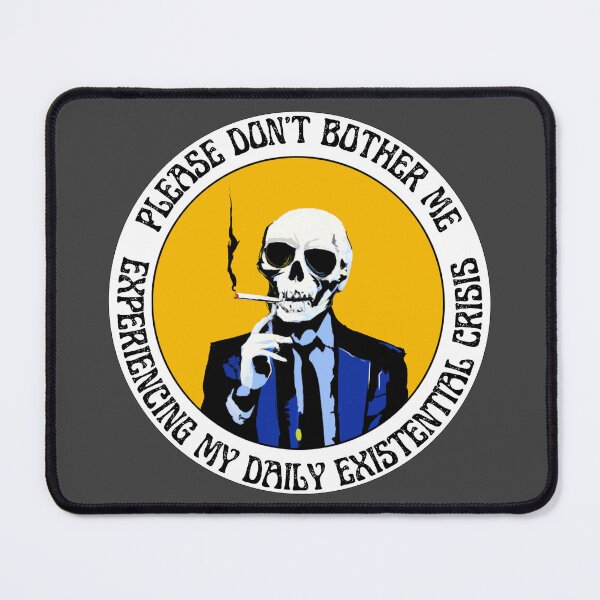 Artikelvorschau, Daily Existential Crisis Pop Art Skull entworfen und verkauft von PVSKI.