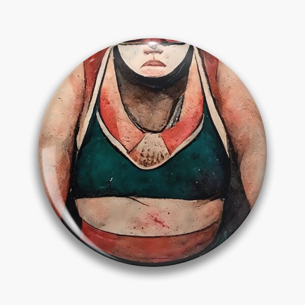 Item preview, Lucha Woman Portrait designed and sold by PlanetaLucha.