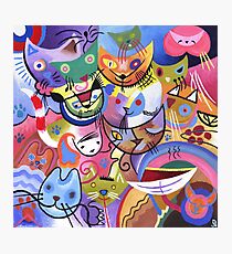 Kandinsky's Kats Photographic Print