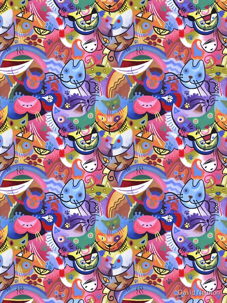 Kandinsky's Kats by wavynewt