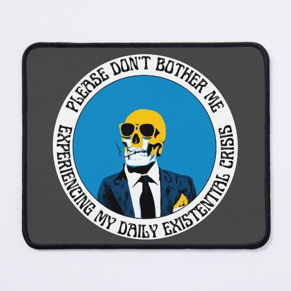 Artikelvorschau, Daily Existential Crisis Pop Art Skull entworfen und verkauft von PVSKI.