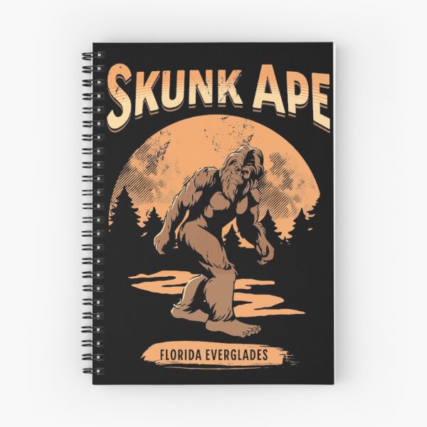 Item preview, Skunk Ape Florida Everglades Retro Vintage Bigfoot  designed and sold by SpookshowDesign.