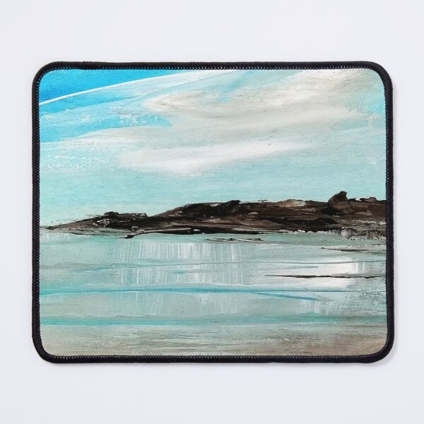 Item preview, A painted seascape, clouds & sea painted on wood designed and sold by Anke Franikowski.
