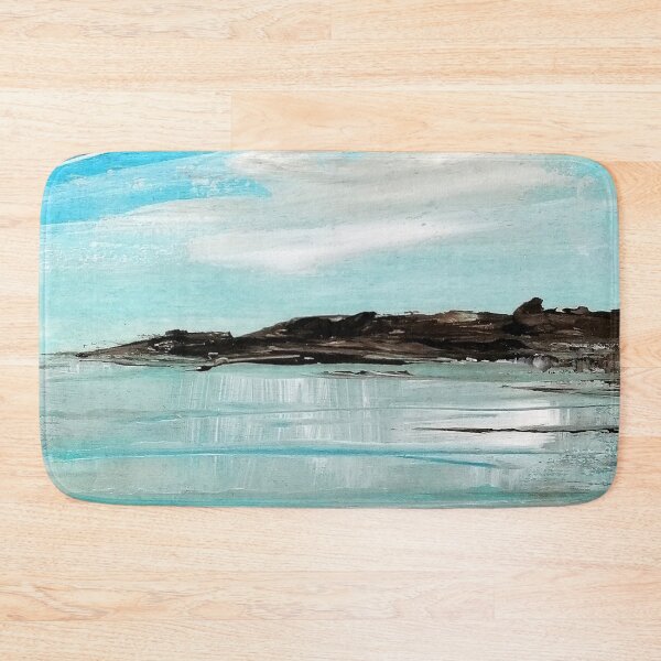 Item preview, A painted seascape, clouds & sea painted on wood designed and sold by Anke Franikowski.