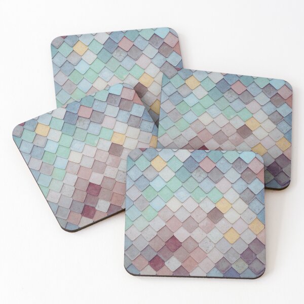 Item preview, Pastel Colored Tiles Seamless Pattern designed and sold by branaghbel.