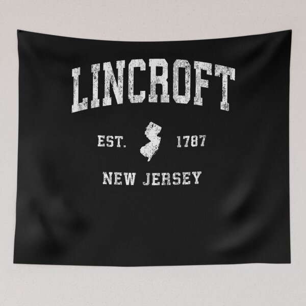 Item preview, Lincroft New Jersey Nj Vintage Athletic Sports Design  designed and sold by sarahbennetth.