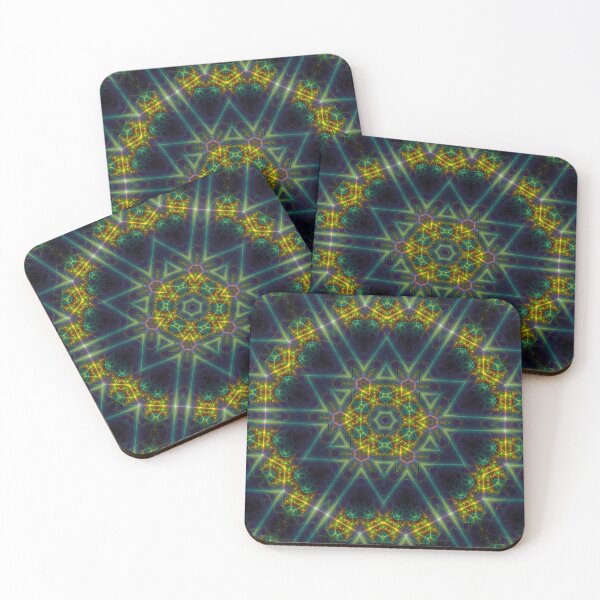 Item preview, Star of David Green and Golden Mandala designed and sold by Warren Paul Harris.