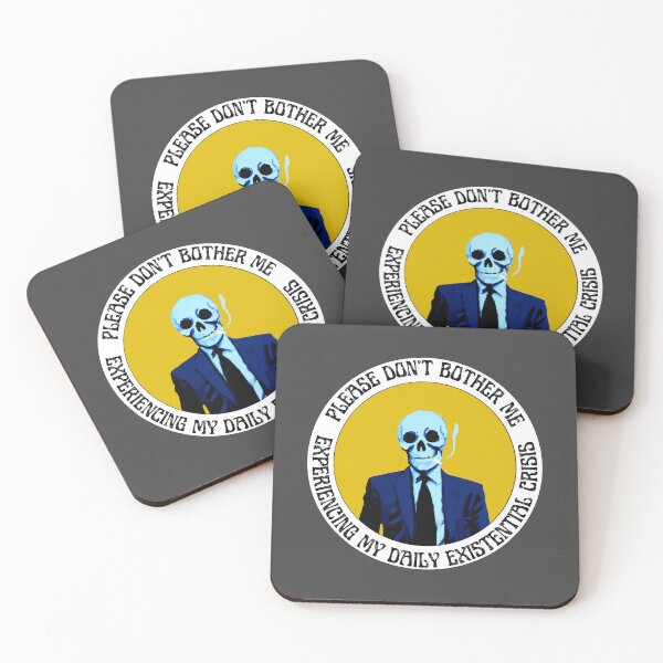 Item preview, Daily Existential Crisis Pop Art Skull designed and sold by PVSKI.