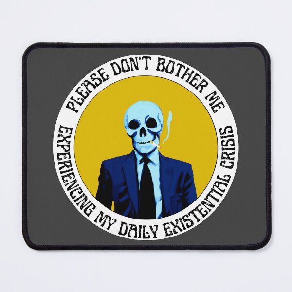 Aperçu de l'œuvre Daily Existential Crisis Pop Art Skull créée et vendue par PVSKI.