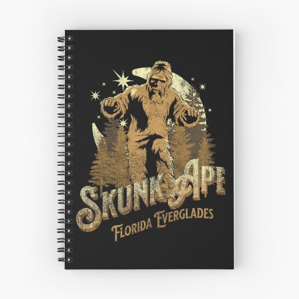 Item preview, Skunk Ape Florida Everglades Vintage Retro Swamp Bigfoot designed and sold by SpookshowDesign.