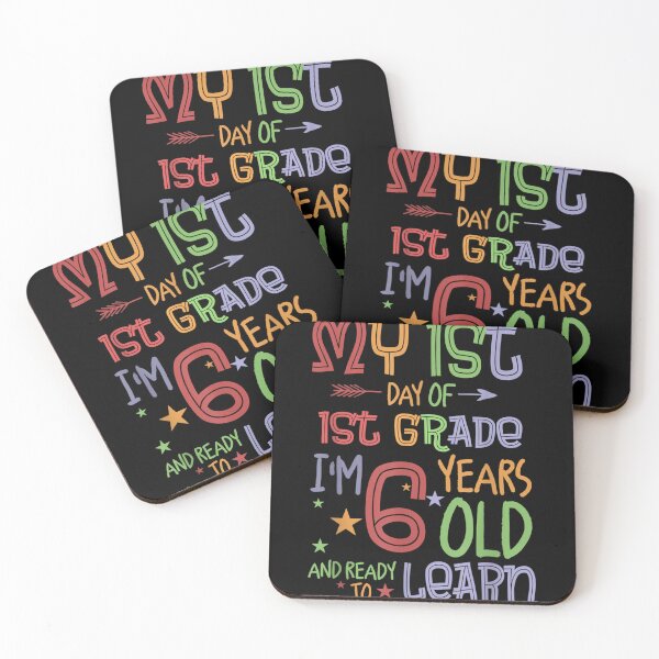 Item preview, My 1st Day Of 1st Grade I Am 6 Years Old Ready To Learn  designed and sold by andrewbashfordb.
