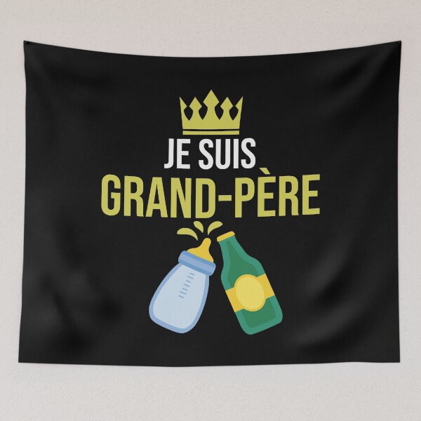 Aperçu de l'œuvre je suis grand-père , fête des grands-pères créée et vendue par lapolonaise.