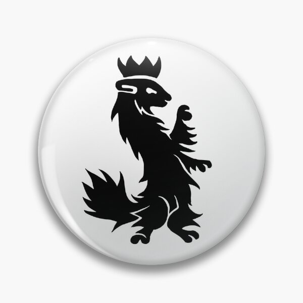 Item preview, Black Ermine Emblem designed and sold by Nealoc.