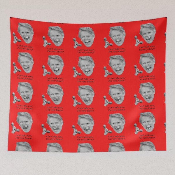 Item preview, Can't talk now, I'm very Busey! designed and sold by CaptainPotato.