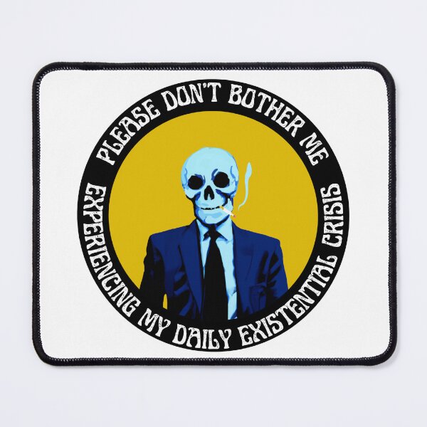 Artikelvorschau, Daily Existential Crisis Pop Art Skull entworfen und verkauft von PVSKI.