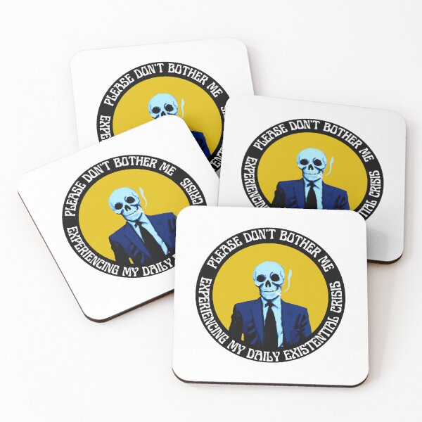 Item preview, Daily Existential Crisis Pop Art Skull designed and sold by PVSKI.