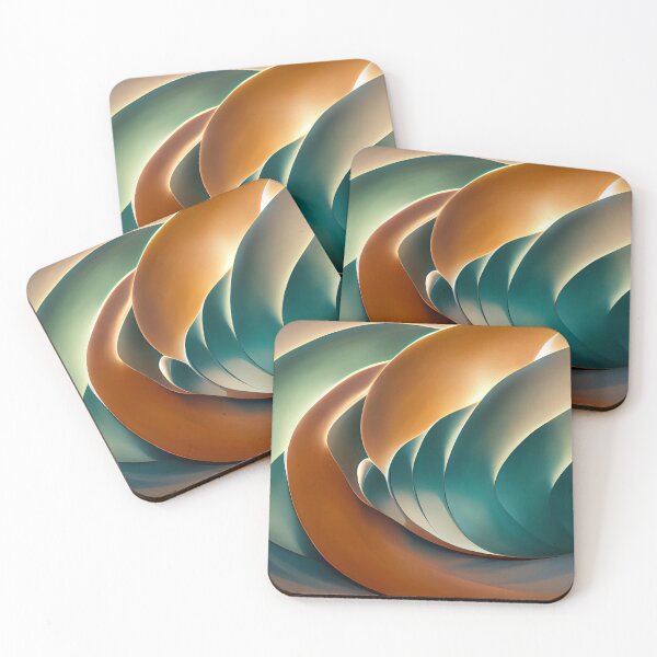 Item preview, Patterns in Brown and Teal  - Created by A.I. designed and sold by Created-by-AI.
