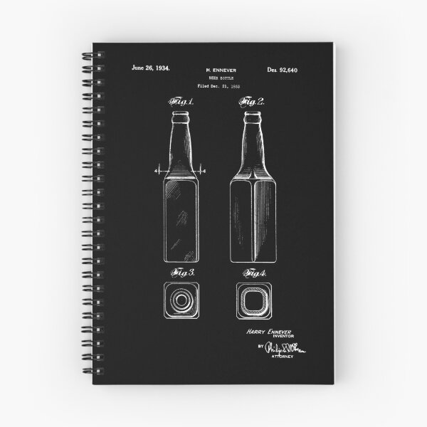 Item preview, Beer Bottle Patent (White Version) designed and sold by Aliasandco.