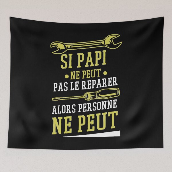 Aperçu de l'œuvre si papy ne peut le réparer - Papy exceptionnel cadeau créée et vendue par lapolonaise.