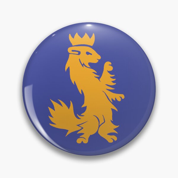 Item preview, Golden Ermine Emblem designed and sold by Nealoc.