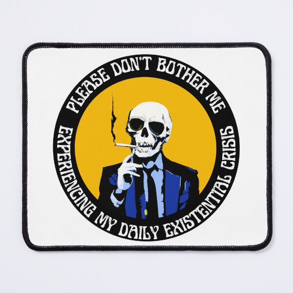 Artikelvorschau, Daily Existential Crisis Pop Art Skull entworfen und verkauft von PVSKI.