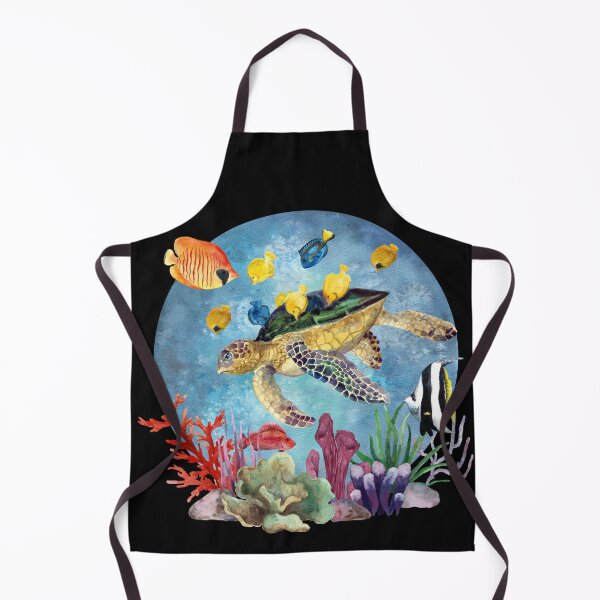 Item preview, Watercolor Sea Turtle designed and sold by virillanissa.