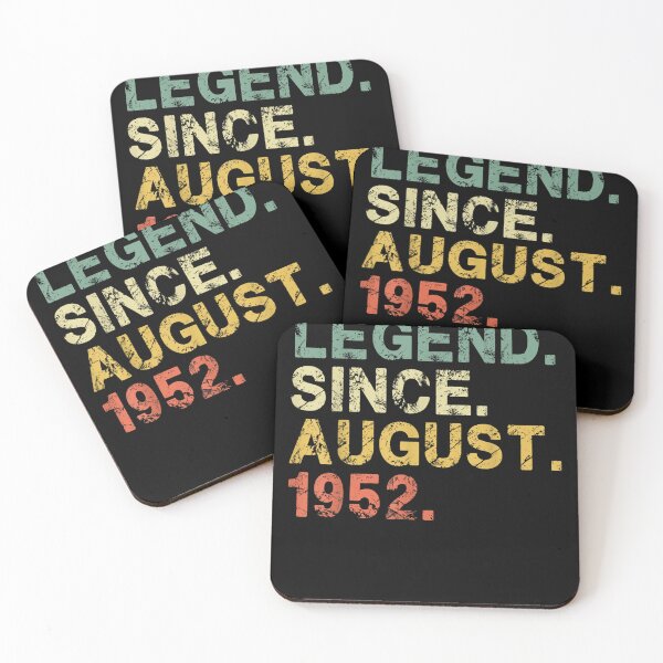 Item preview, 70 Year Old Gift 70th Birthday Men Legend Since August 1952  designed and sold by sarahbennetth.