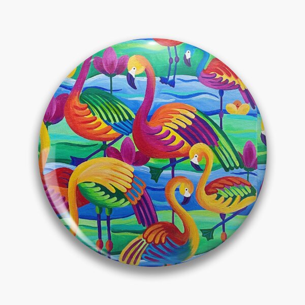 Item preview, Fantasy Flamingos designed and sold by Tiffany Budd.